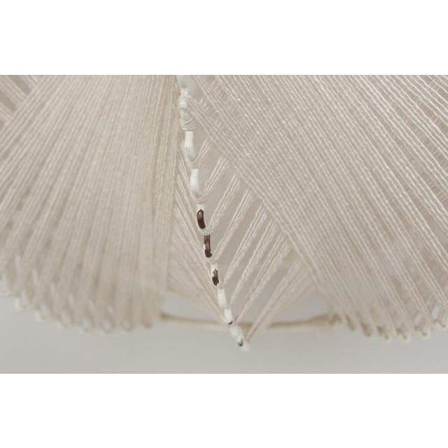 Mid-Century Metal Wire and Yarn Pendant Lamp, 1960s For Sale - Image 9 of 17