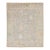 12x15 Hand-Knotted Modern Oushak Style Wool Area Rug – Muted Sage Floral Design For Sale