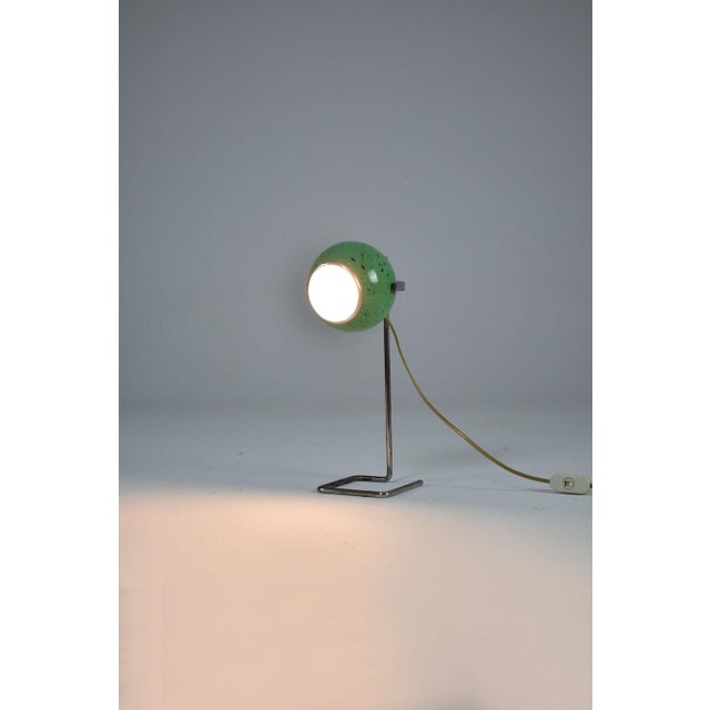 1970's Italian Speckled Eyeball Vintage Desk Lamp For Sale - Image 4 of 10
