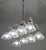 1940s 1940sMuseal 8 Light Art Decò Barovier E Toso Chandelier, Murano "Bubble" Glass For Sale - Image 5 of 14