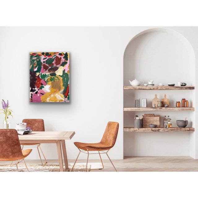 Title: The Garden Will Grow 30"h x 24"w acrylic on stretched canvas Signed on the front and back by the artist Comes with...