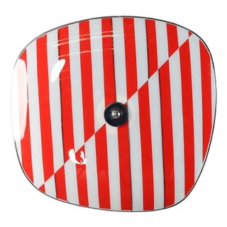 Mid-Century Hanging Brussels World Expo Wall Light in Glass, 1958 For Sale