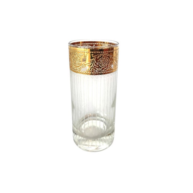 Metal 1950s 22k Tyrol for Culver Glassware Set - 25 pcs For Sale - Image 7 of 14