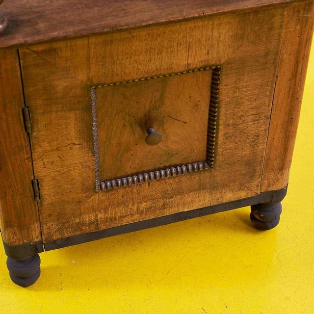 Antique Nightstand with Drawer For Sale - Image 3 of 9