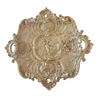 19th-Century Bronze Centerpiece Tray by Vincent Gustave, 1890s For Sale