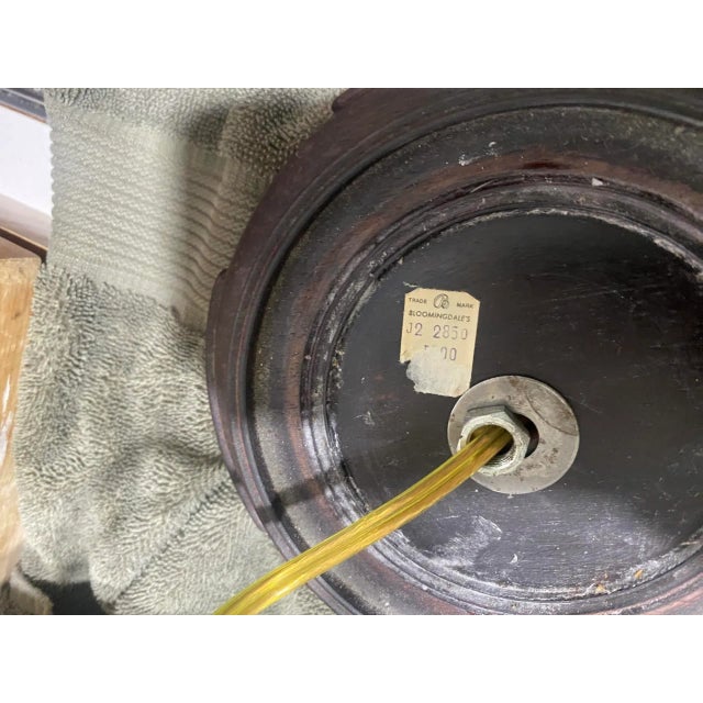 Vintage Oxblood Chinese Vase Lamp For Sale - Image 13 of 13