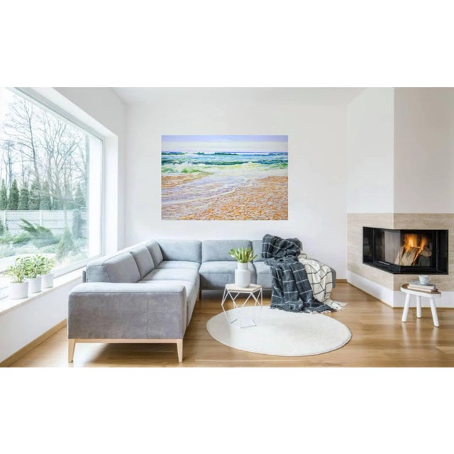 Amber Ocean Inspiration. Modern Original Painting. Arts Bound For Sale - Image 8 of 8