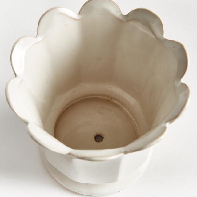 Contemporary Maline Footed Pot Large For Sale - Image 3 of 5