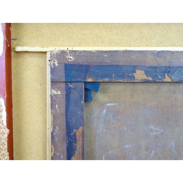 Landscape with Dog, Oil Painting on Canvas, England 19th-Century For Sale - Image 3 of 9