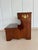 Brown 1980s Solid Wood Step Stool W/ Brass Handles-Georgian Style Bed/Library Step Stool-Cherry/Mahogany Finish-Display Shelves-Tiered Plant Stand For Sale - Image 8 of 12