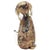 Transparent Murano Campanella Millefiori Glass Dog Figurine With Gold Fleck, 4" For Sale - Image 8 of 15