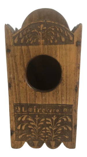 19th Century Primitive Clock Holder Box