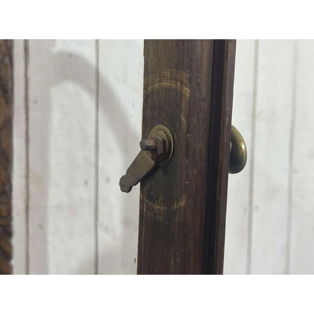 Chestnut Wall Display Case, 19th Century For Sale - Image 10 of 13