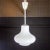 Vintage White Milk Glass Ceiling Lamp, 1950s For Sale - Image 3 of 4