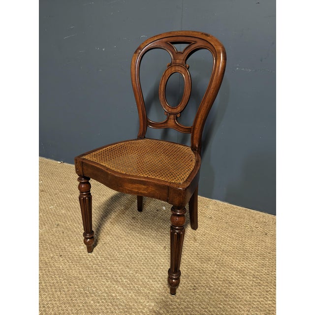 Napoleon III Table and Chairs, Set of 7 For Sale - Image 9 of 13