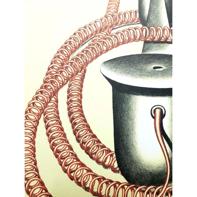 Konrad Klapheck - Original Lithograph 1976 For Sale - Image 4 of 8