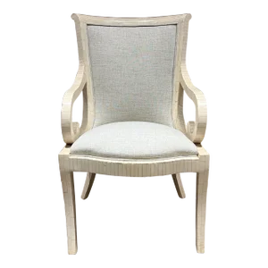 1970s Enrique Garcel Armchair Tessellated Bone Inlay Colombia