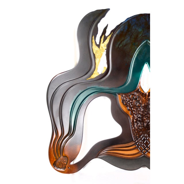 1980s Scarab Totem Abstract New Age Surreal Sculpture by Mickey Kane For Sale In Monterey, CA - Image 6 of 10