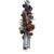 Italian Aer Multicolors Chandelier in Murano Glass For Sale