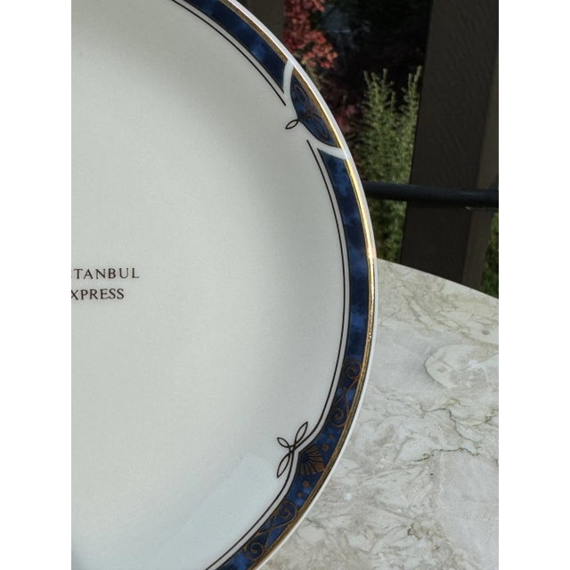 Vintage Orient Express Dessert Plate For Sale - Image 4 of 4