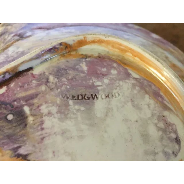 19th Century Antique 19th Century Wedgwood Pink Shell Plate For Sale - Image 5 of 11