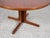 Midcentury Modern Danish Round Teak Dining Table with Two Extensions, 1960s For Sale - Image 4 of 13