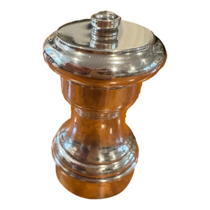 Late 20th Century Sterling Silver Pepper Mill - A Tabletop Heirloom