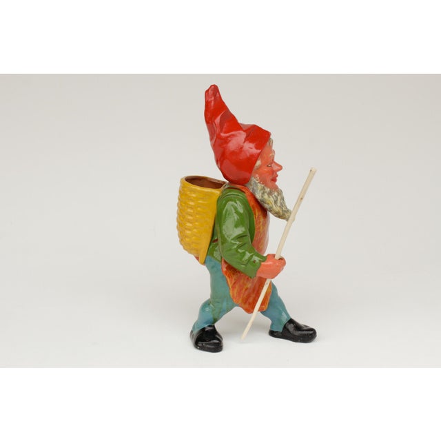 Terracotta Garden Gnome, 1950s For Sale - Image 4 of 8