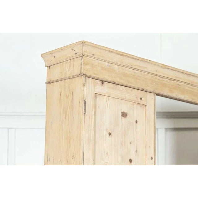 Large English Pine Open Back Dresser, 1870s For Sale - Image 12 of 13