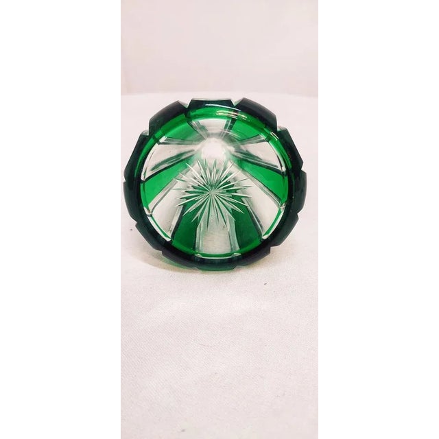 Bohemian Crystal Vase, Czech Republic, 1980s For Sale - Image 4 of 10