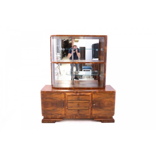 Art Deco Display Case, Poland, 1940s For Sale - Image 11 of 11