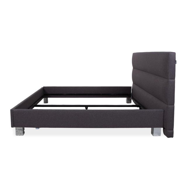 Grey Bed with Chrome Legs from Tempur For Sale - Image 11 of 12