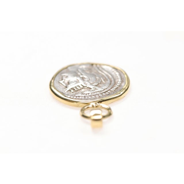 A New Style Tetradrachm Pendant W/18k Trim For Sale - Image 4 of 13