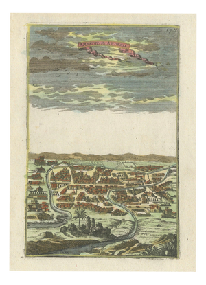 Mallet, Ardabil Persia City View, 1683, Engraving