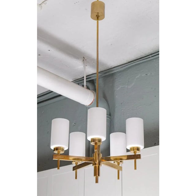 Brass Chandelier by Hans-Agne Jakobsson, 1960s For Sale - Image 10 of 11