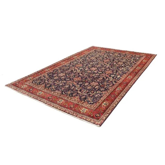 Hand-knotted Middle Eastern rug from Tabriz | Knot density: 200.000 knots/m² | Material: 100% virgin wool, 100% cotton |...