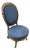 Mid 19th Century French Regency Balloon Back Side Chair For Sale