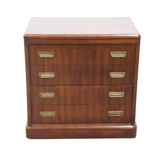 Contemporary Mount Airy Solid Mahogany Traditional Contemporary 32" File Cabinet 1748-536 For Sale - Image 3 of 11