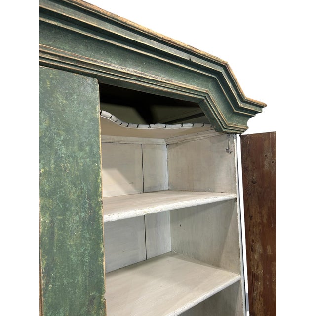 Antique Swedish Cabinet in Pine, 1838 For Sale - Image 4 of 11