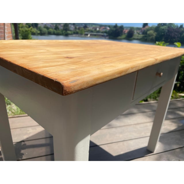 Antique Fir Cream Table, 1890s For Sale - Image 10 of 18