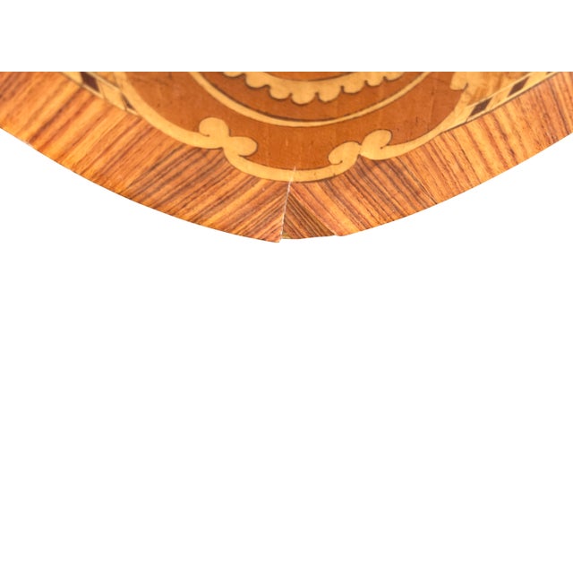 Late 20th Century French Louis Xv Style Marquetry Bombe Chest Dresser For Sale - Image 17 of 17