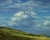 The Winding Path by Rob Alexander | Oil on panel Landscape with a winding path and clouds. For Sale