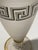 Antique French Opaque Opaline Vase With Greek Key Design For Sale - Image 4 of 6