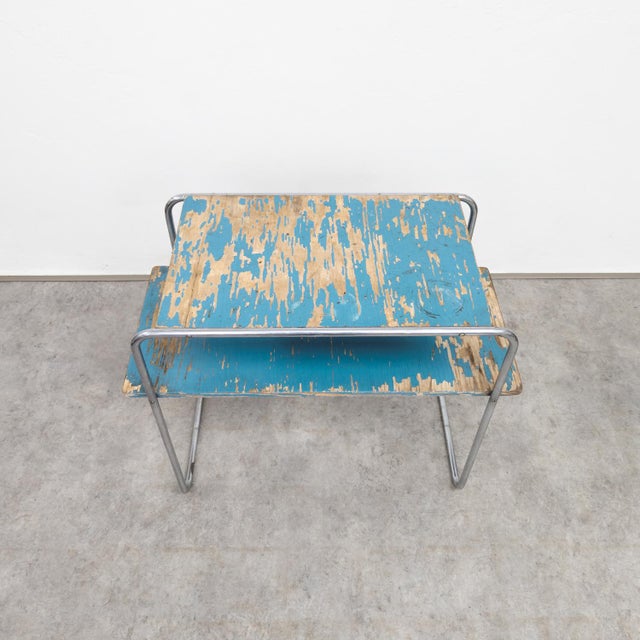 Bauhaus Console Table B12 by Marcel Breuer, 1930s For Sale - Image 6 of 12