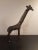 Art Deco Vintage Hammered Bronze Giraffe Figurine For Sale - Image 3 of 7