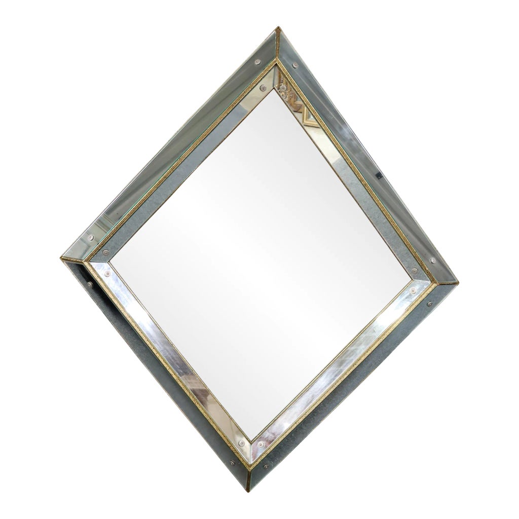 Late 20th Century Modern Mirror | Chairish