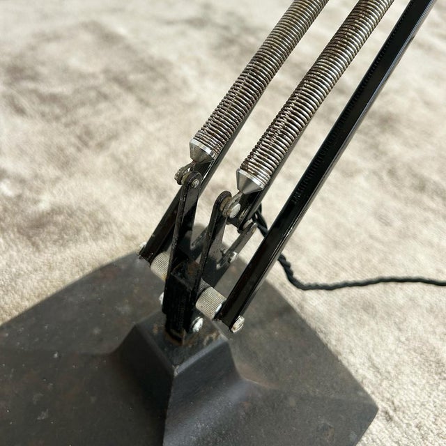Black Black Model 1209 Anglepoise Desk Lamp by Herbert Terry, 1930s For Sale - Image 8 of 12