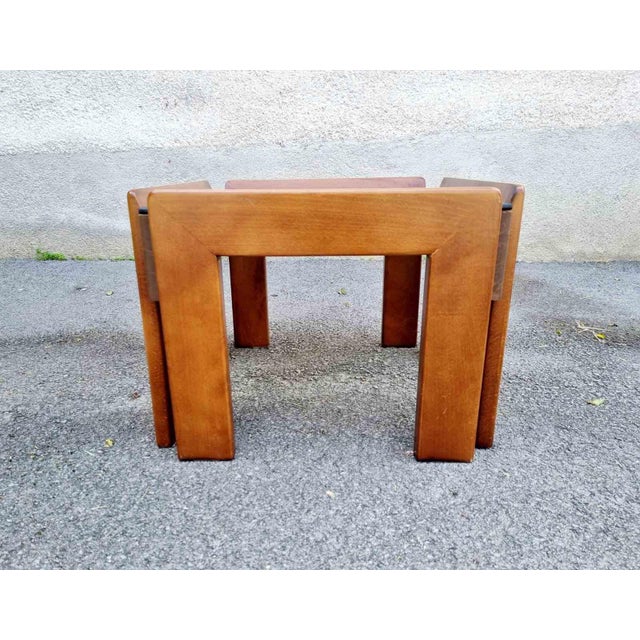 Mid-Century Modern Italian Coffee Table by Afra and Tobia Scarpa, Italy, 1960s For Sale - Image 3 of 16