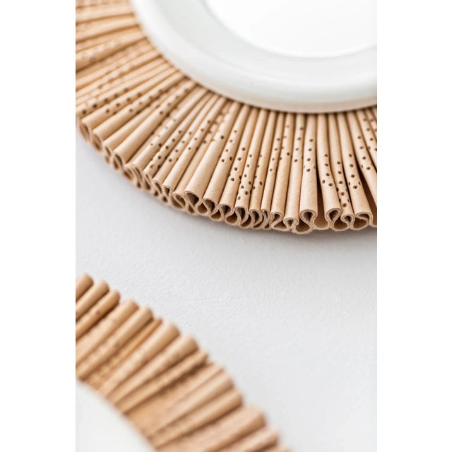 A devil or an angel? The Gloria mirror sure makes you feel like a saint, framed in a collar made of soft reindeer leather...