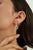 Metal Luxury Pear Cut Zambian Emerald & Diamond Halo Drop Earrings in 14k White Gold- A Pair For Sale - Image 7 of 11